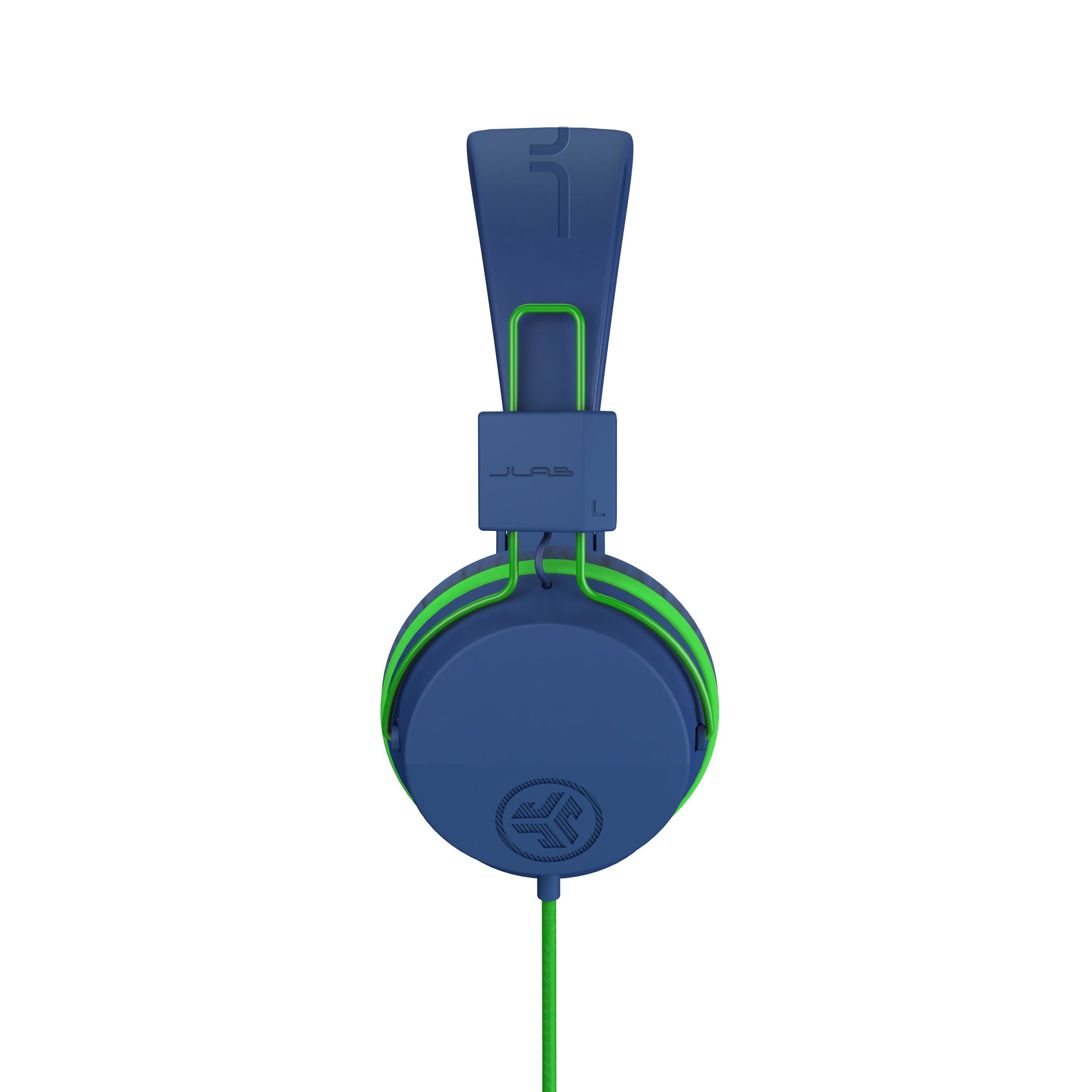 JBuddies Studio On-Ear Kids Wired Headphones Blue/Green - Image 3