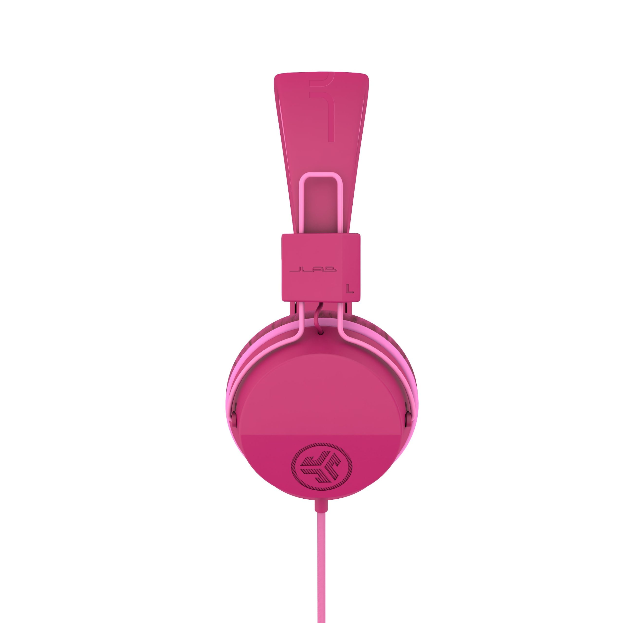 JBuddies Studio On-Ear Kids Wired Headphones Dark Pink - Image 4