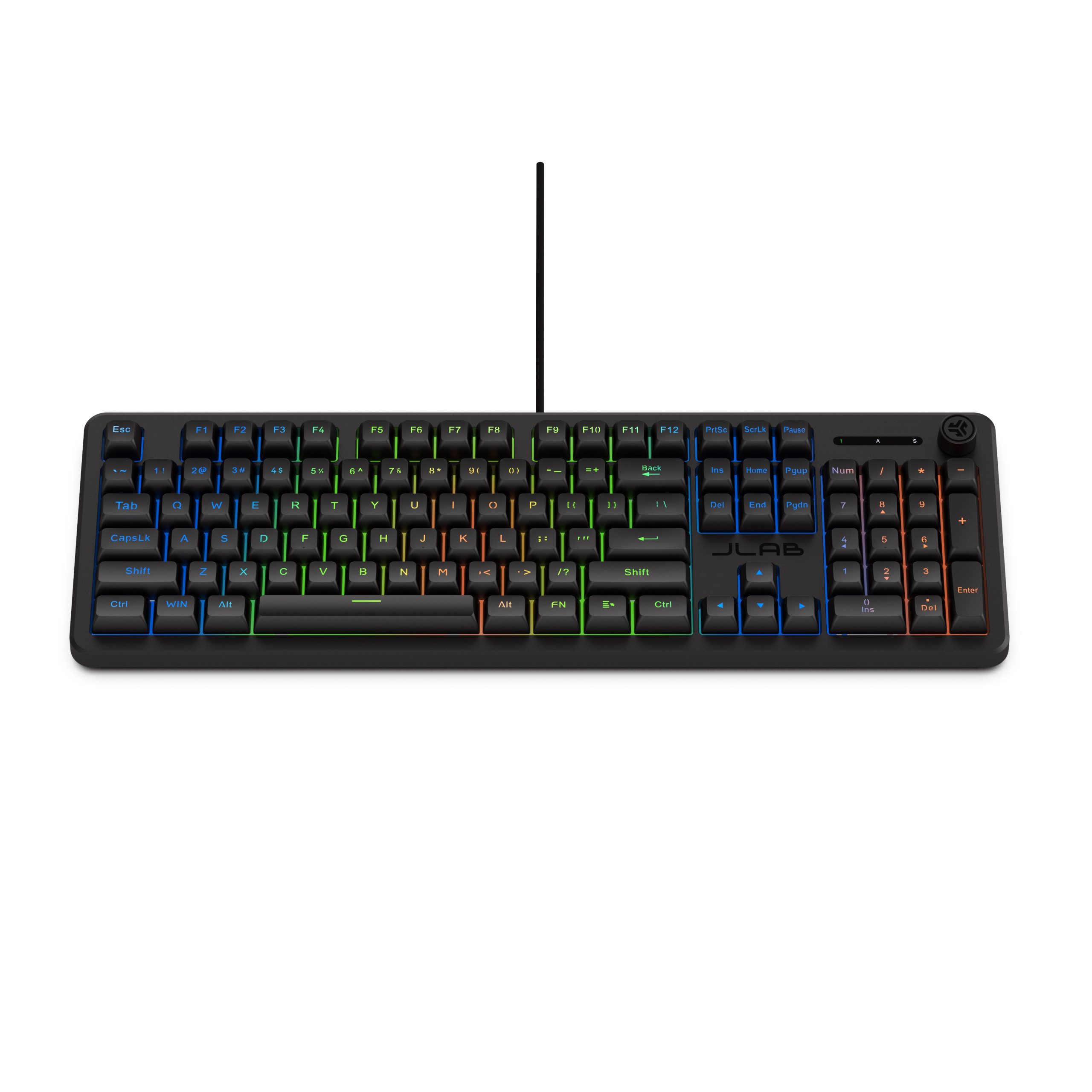 Nightfall Full-Size Wired Gaming Keyboard Black - Image 5