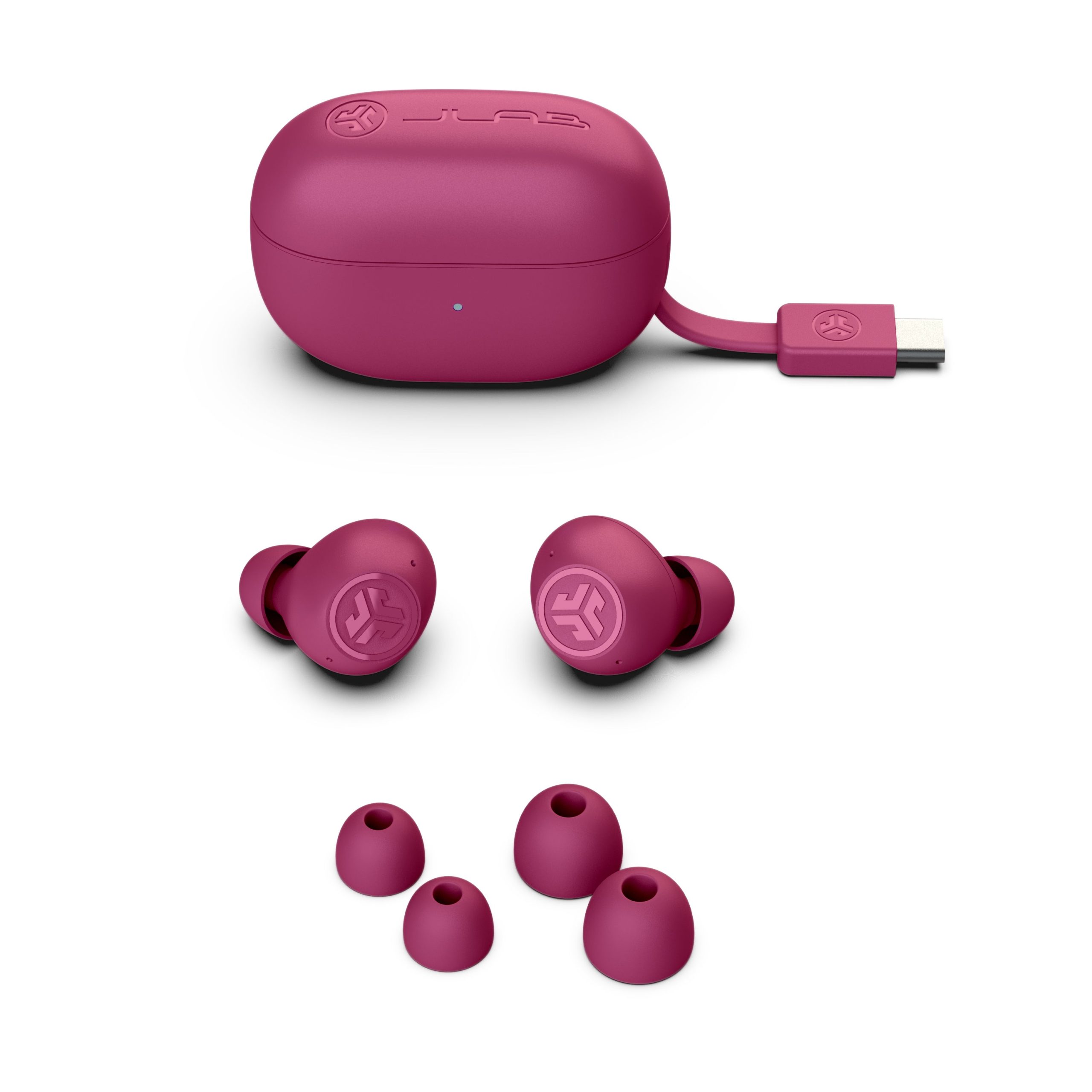 Go Pop ANC True Wireless Earbuds Fuchsia - Image 6