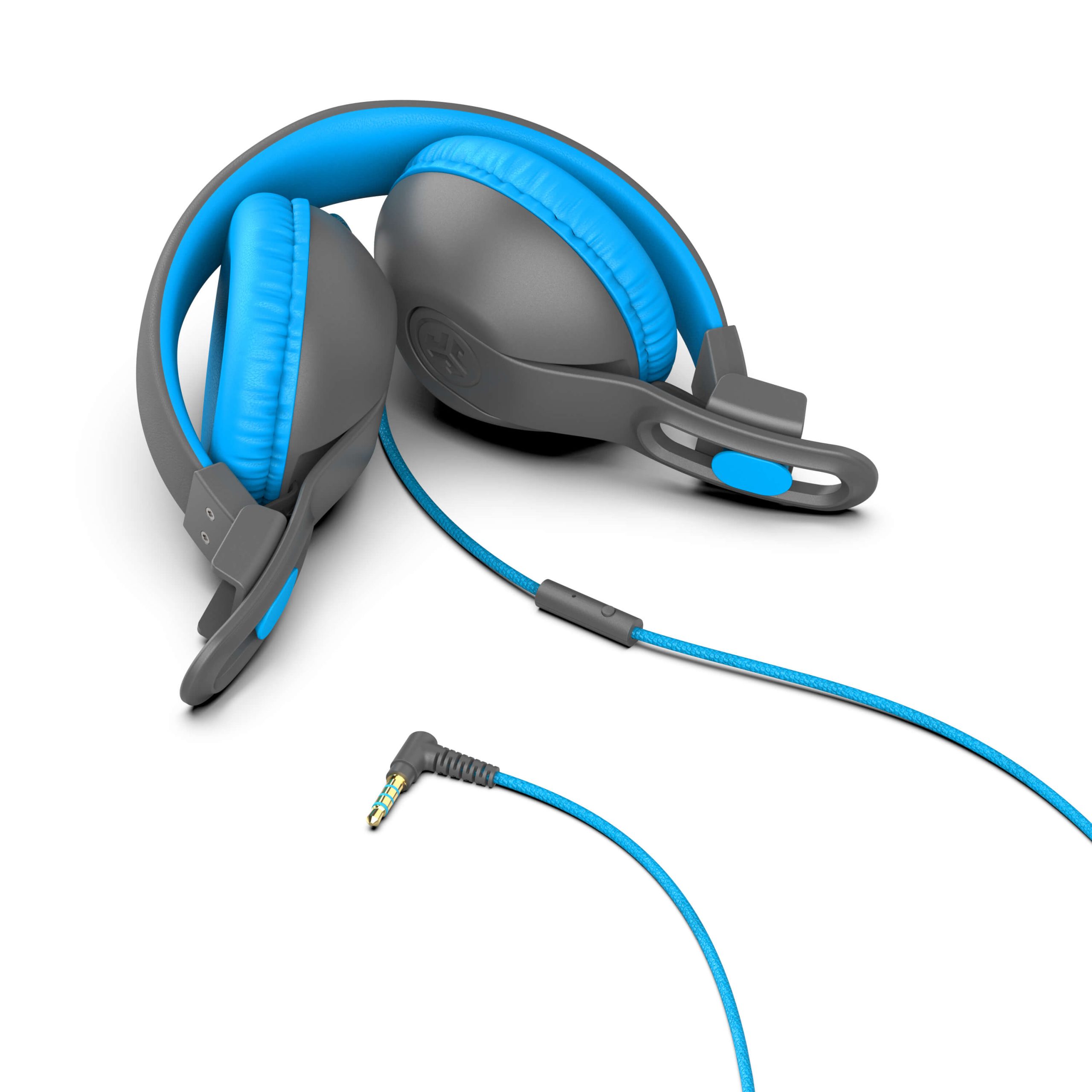 JBuddies Studio 2 On-Ear Kids Wired Headphones Blue/Gray - Image 8