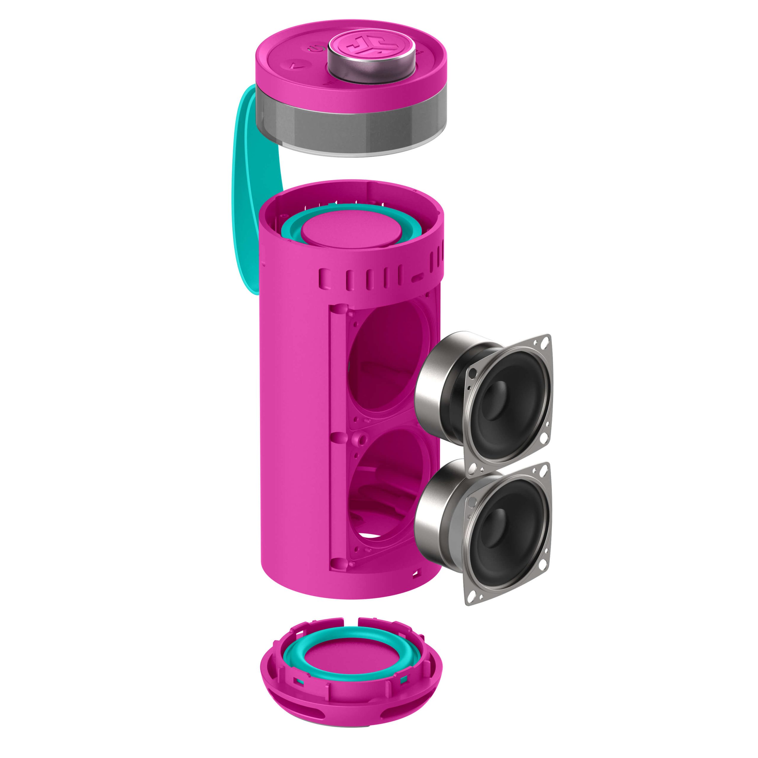 Go Party Portable Bluetooth Speaker Pink - Image 3