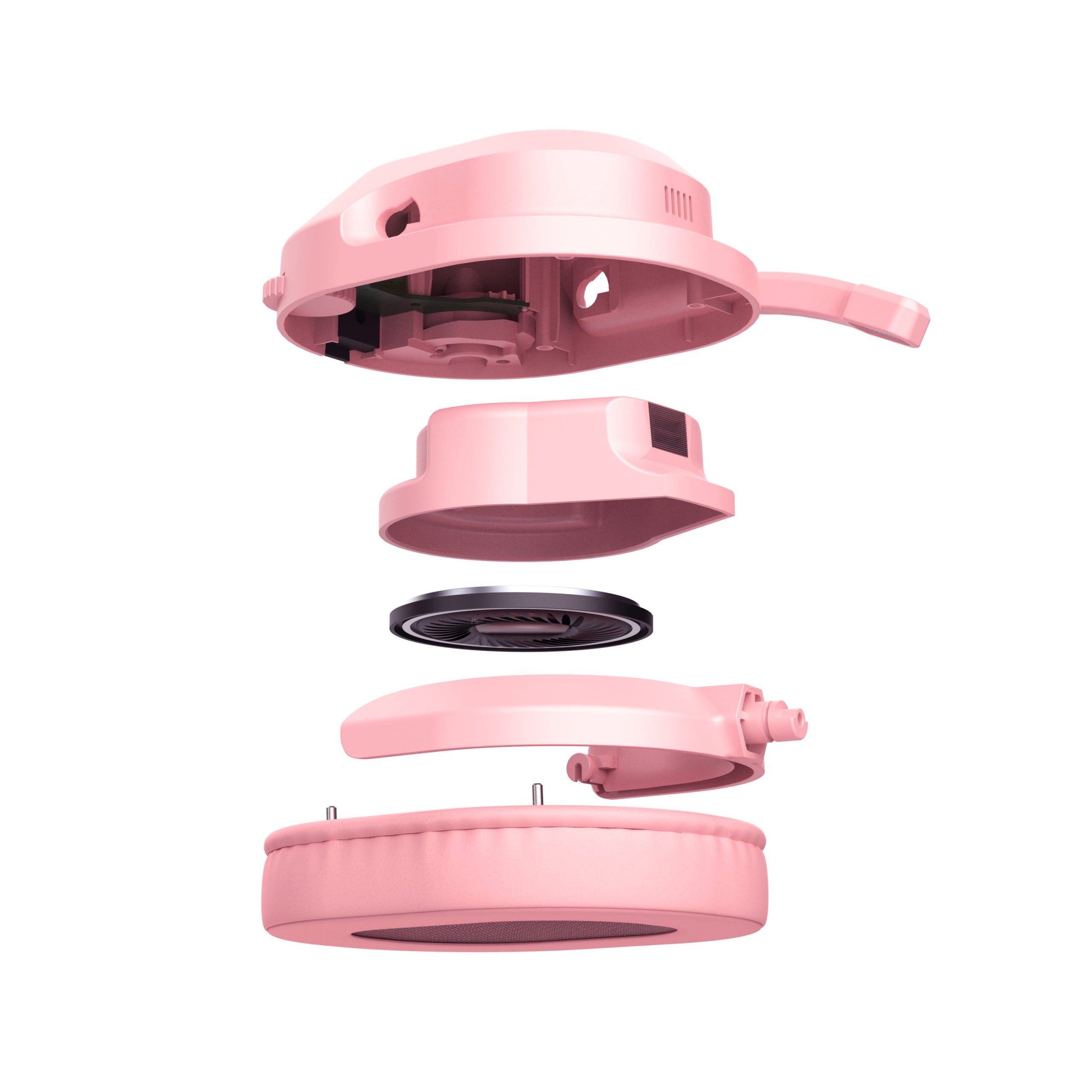 Nightfall Wireless Gaming Headset Pink - Image 3