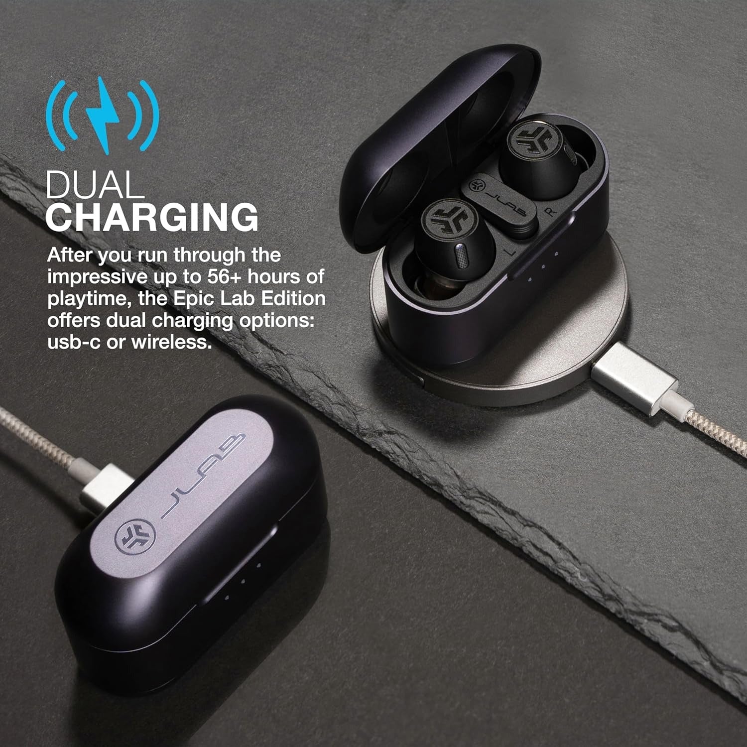 Epic Lab Edition True Wireless Earbuds Black - Image 6