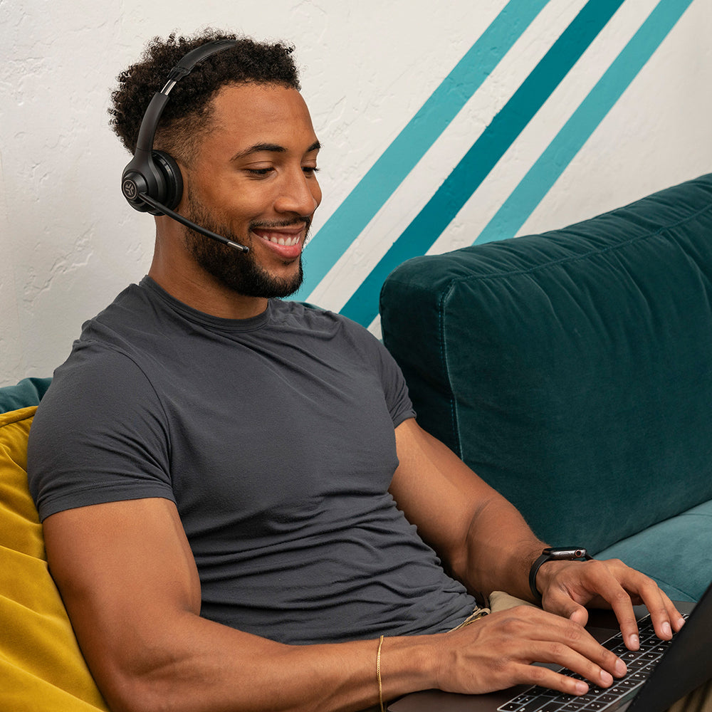 GO Work Wireless On-Ear Headset Black - Image 7