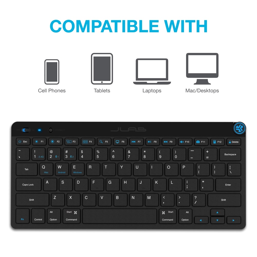 GO Wireless Keyboard Black - Image 2