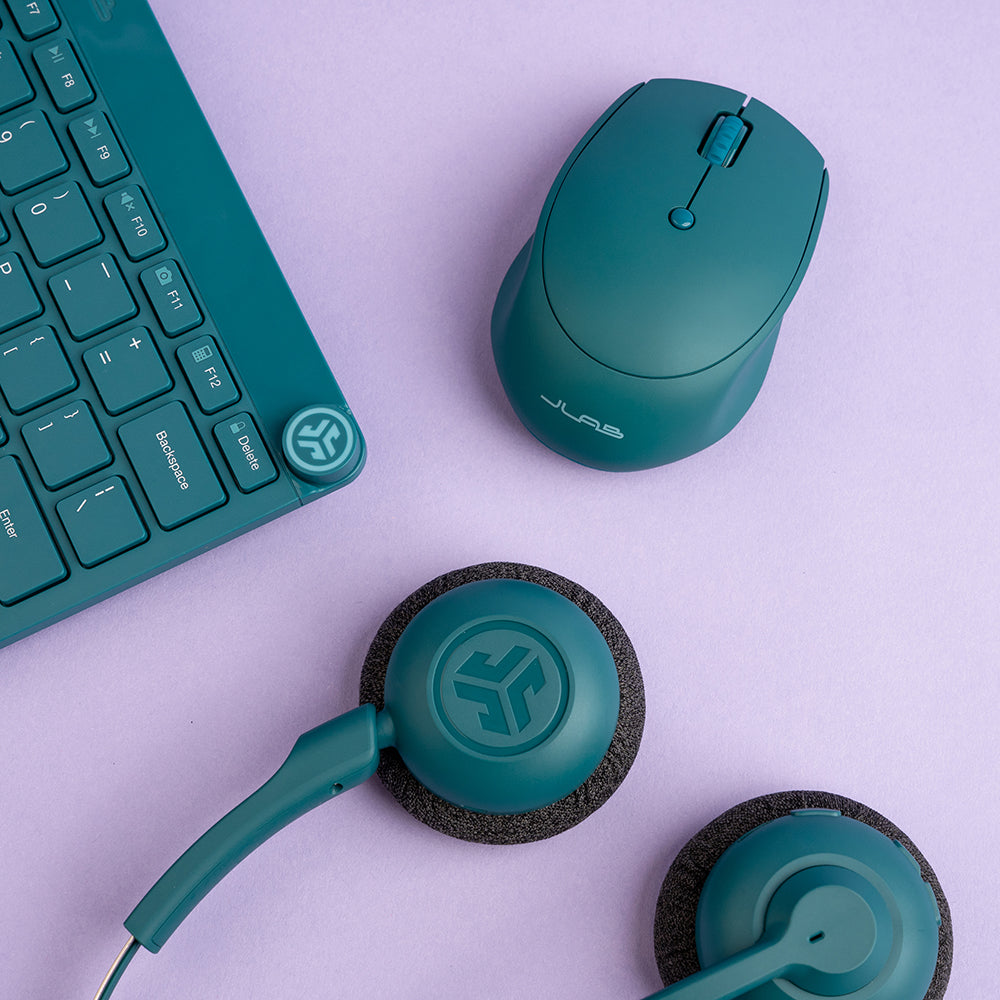 GO Work POP Wireless On-Ear Headset Teal - Image 8