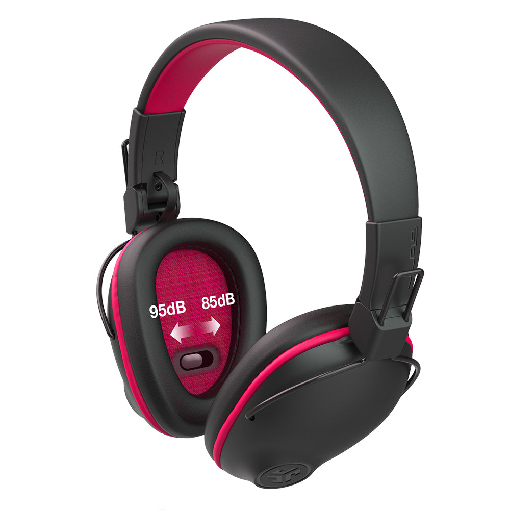 JBuddies Pro Wireless Over-Ear Kids Headphones Pink - Image 3