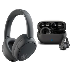 JBuds Lux Graphite & Flex Open Black