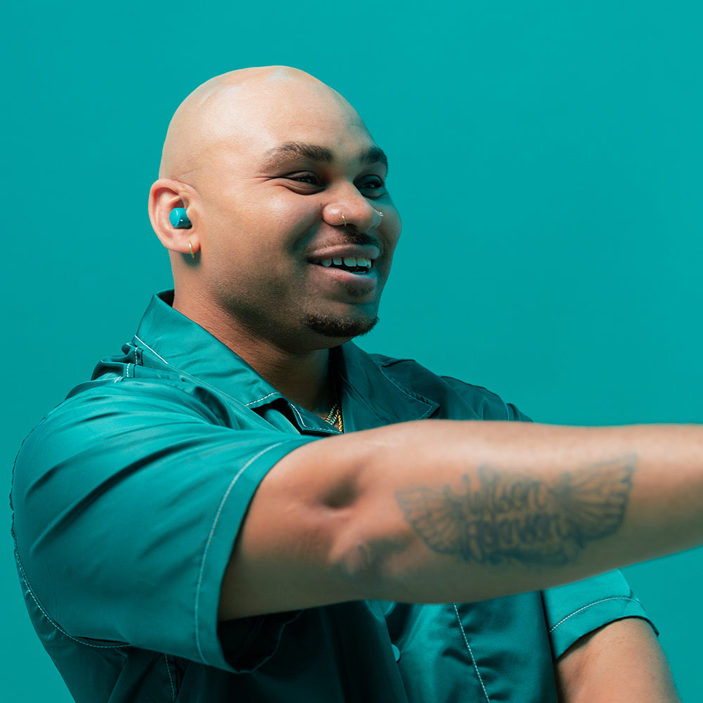 GO POP+ True Wireless Earbuds Teal - Image 2