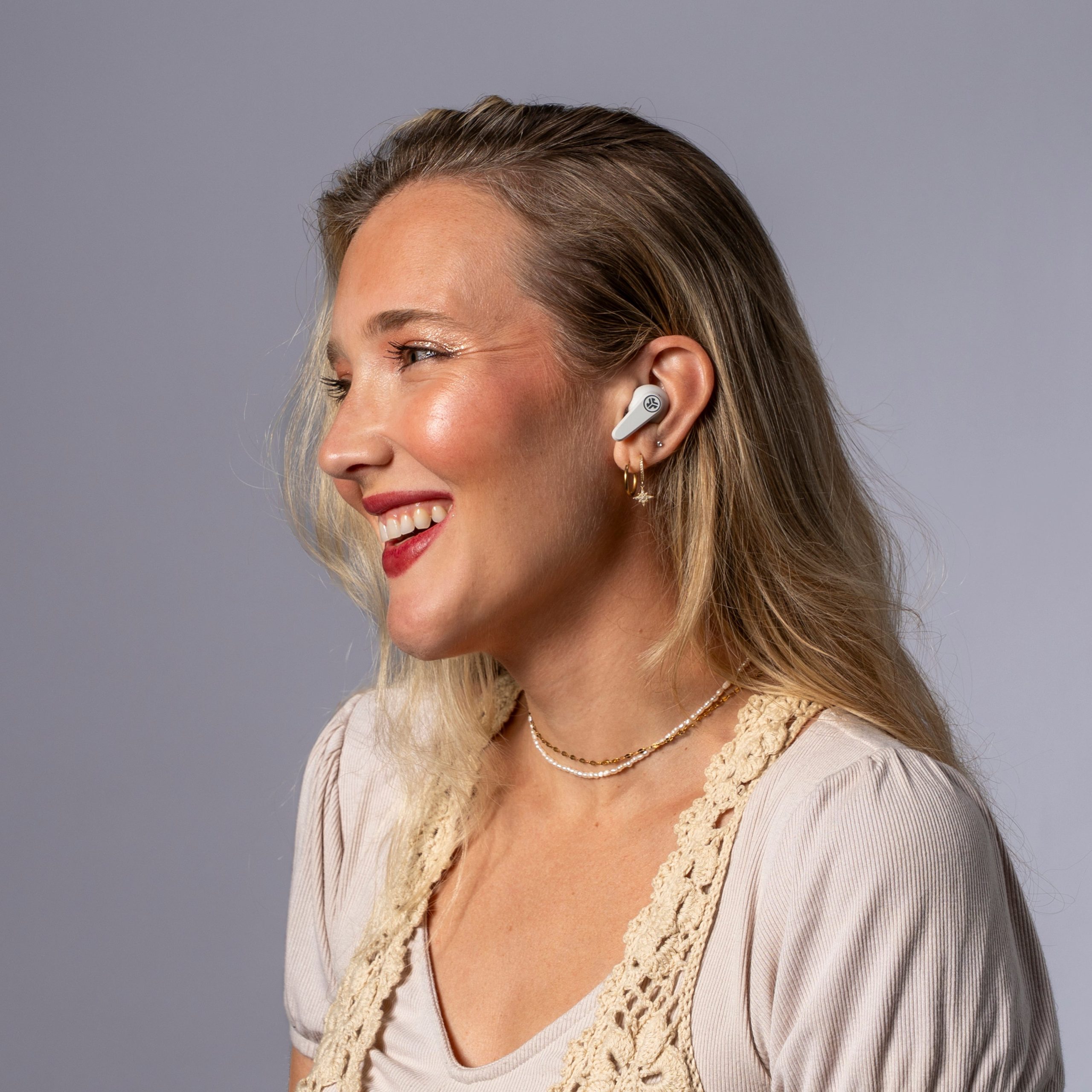 Go Pods ANC True Wireless Earbuds Cloud - Image 2