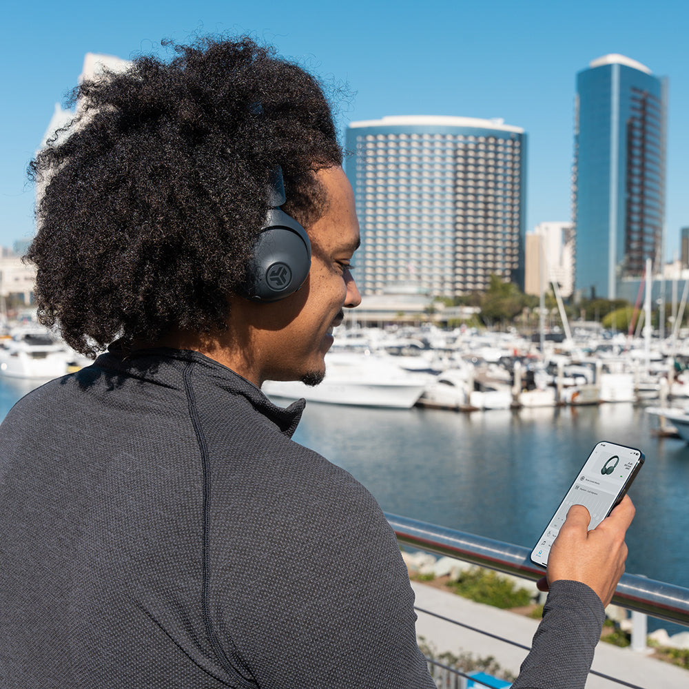 Go Lux ANC Wireless Headphones Graphite - Image 2