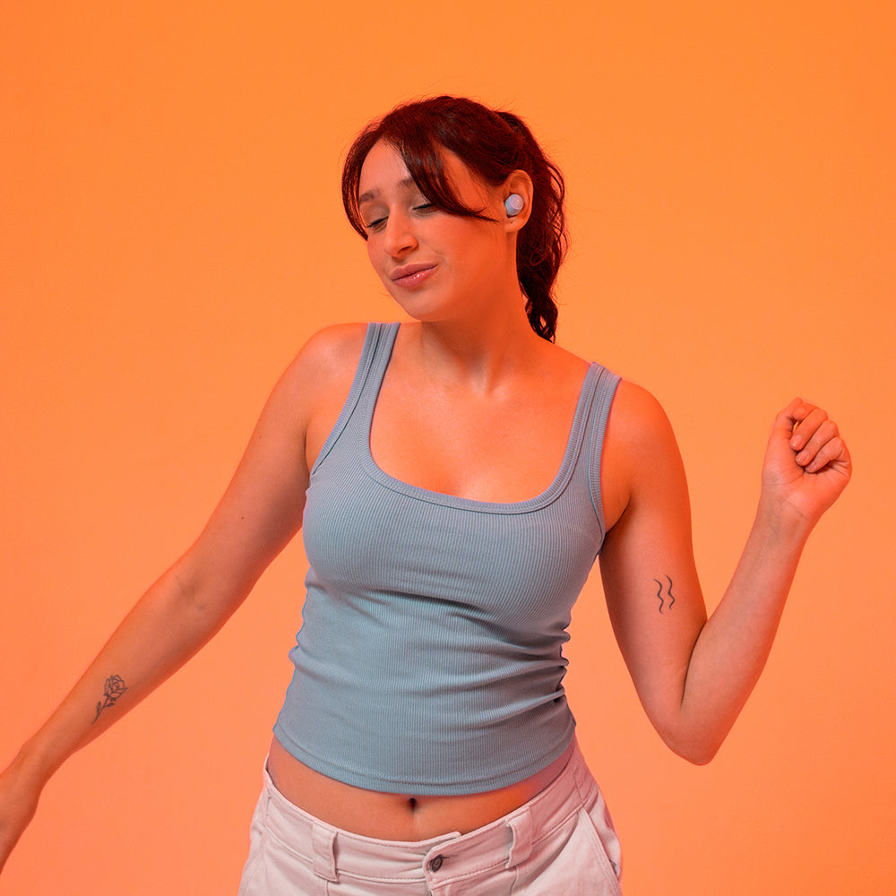 GO POP+ True Wireless Earbuds Light Blue - Image 2