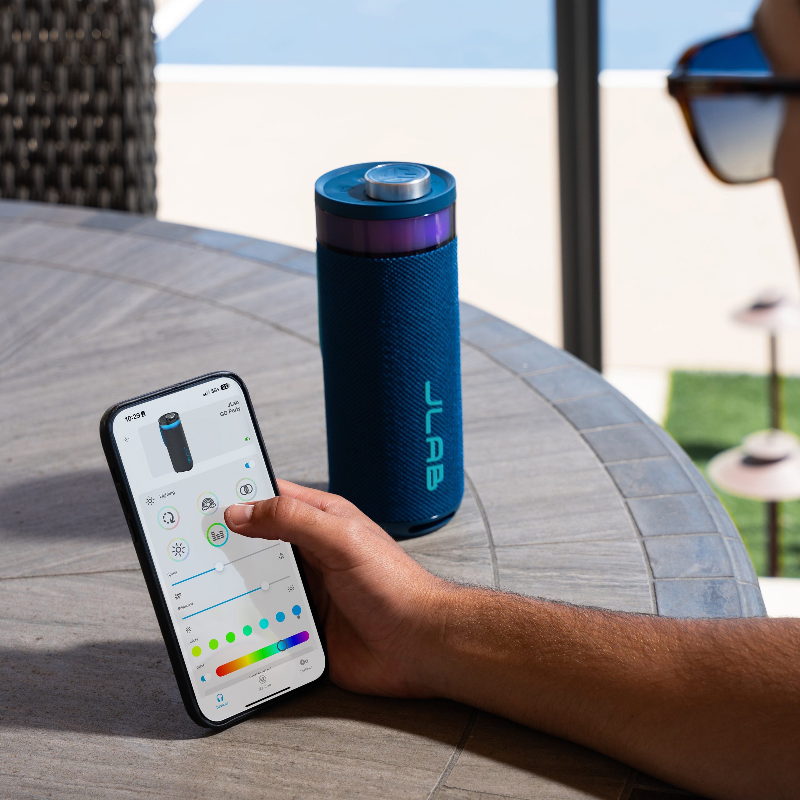 Go Party Portable Bluetooth Speaker Navy - Image 5