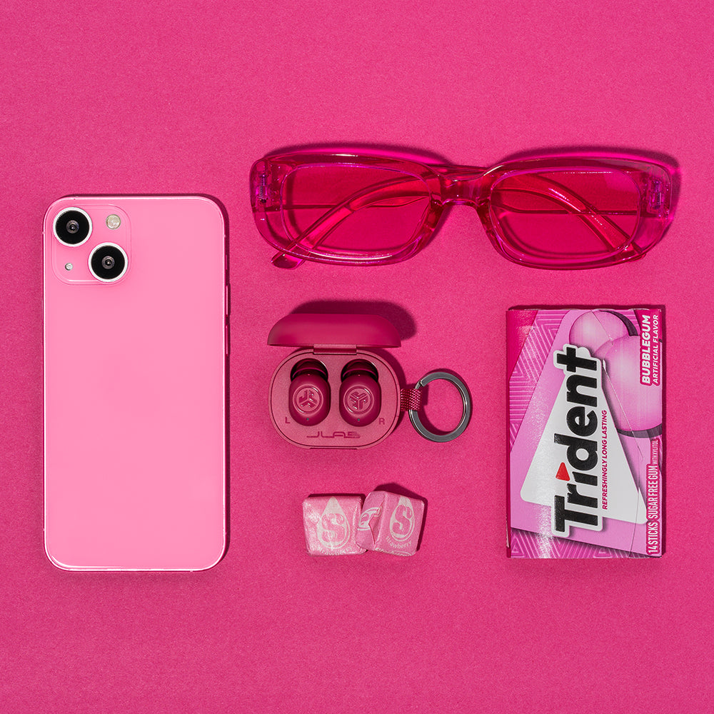 JBuds Mini True Wireless Earbuds Pink - Image 4