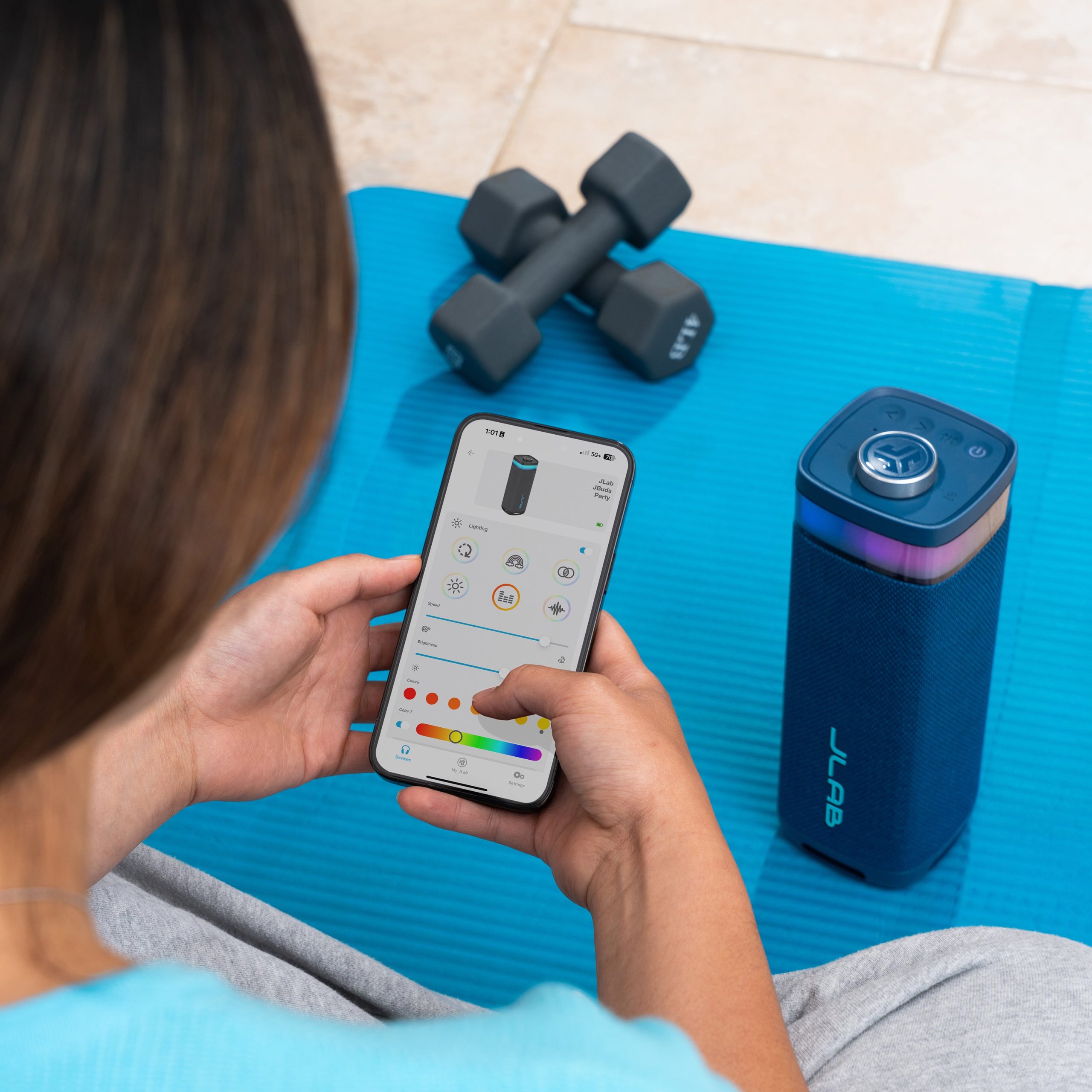 JBuds Party Portable Bluetooth Speaker Navy - Image 4
