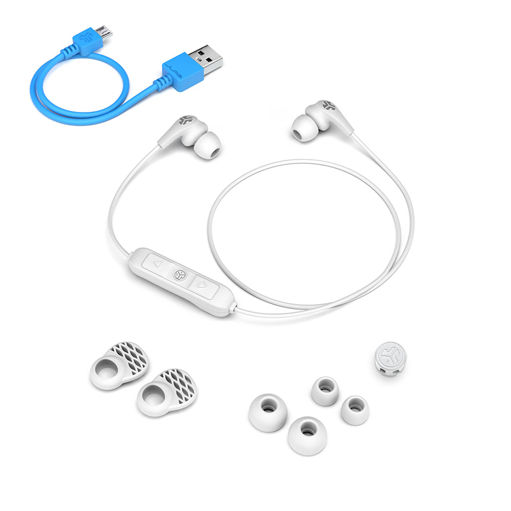 JBuds Pro Wireless Signature Earbuds White/Gray - Image 5
