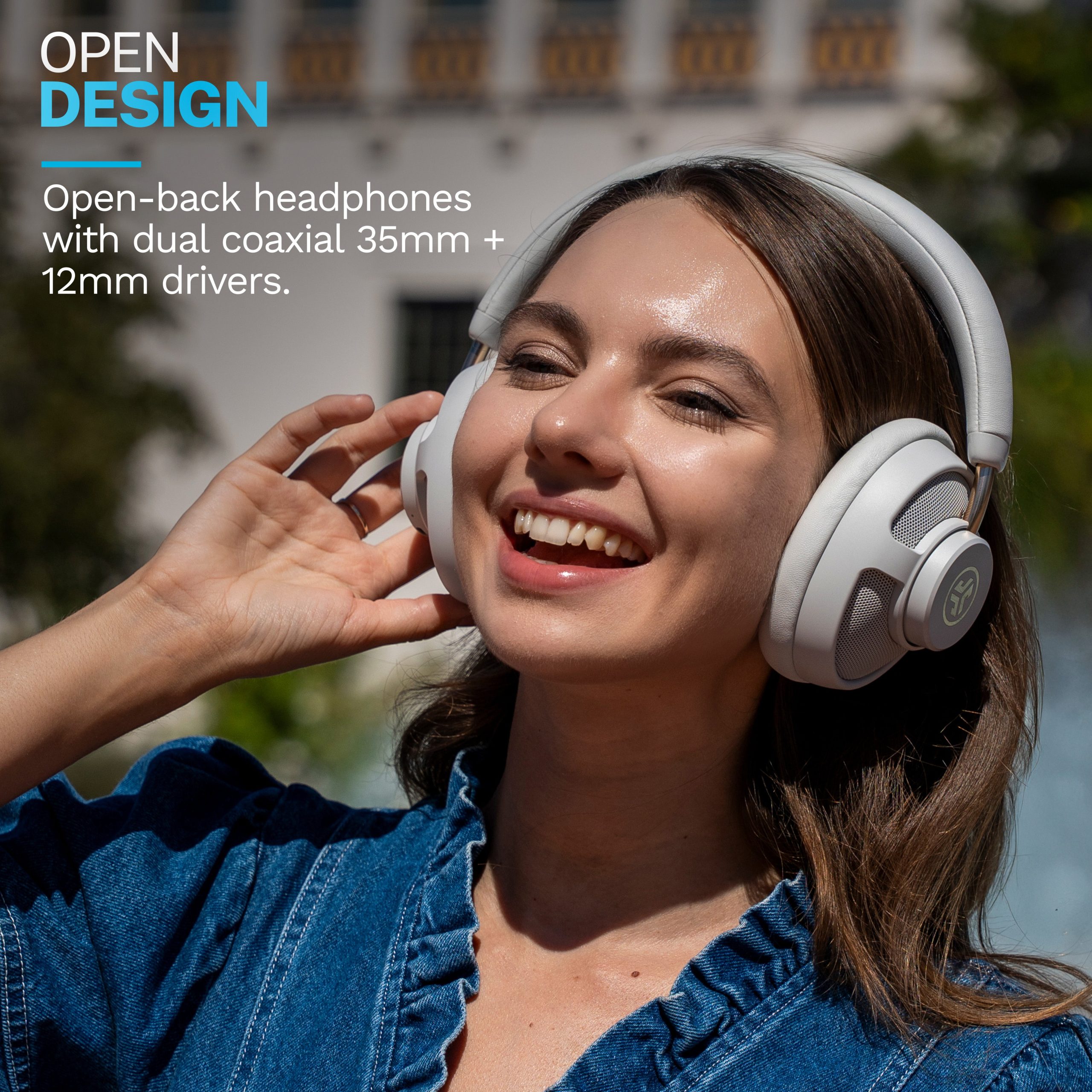 JBuds Open Headphone Open-Ear Wireless Headphones Cloud - Image 3