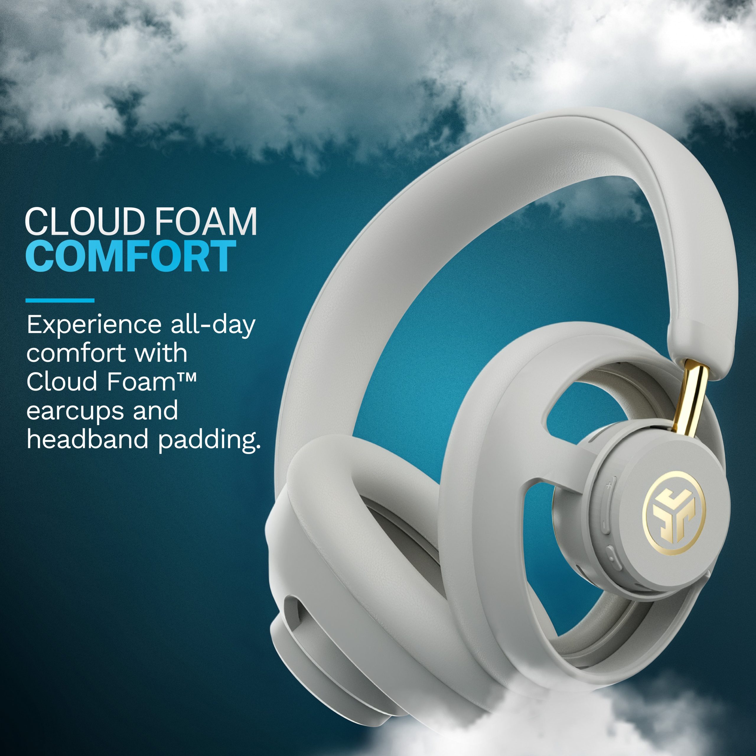 JBuds Open Headphone Open-Ear Wireless Headphones Cloud - Image 5