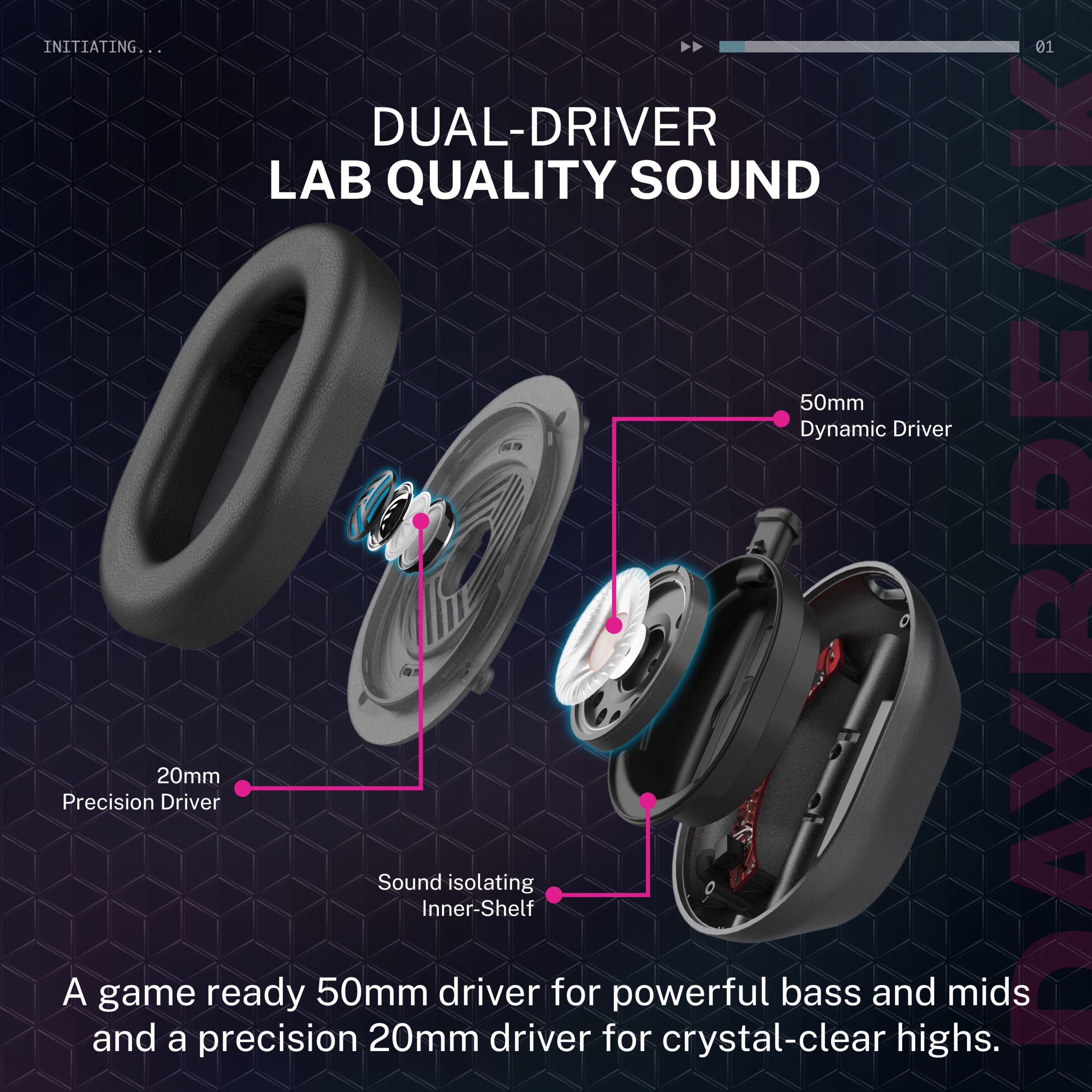 Daybreak Wireless Gaming Headset Black - Image 6