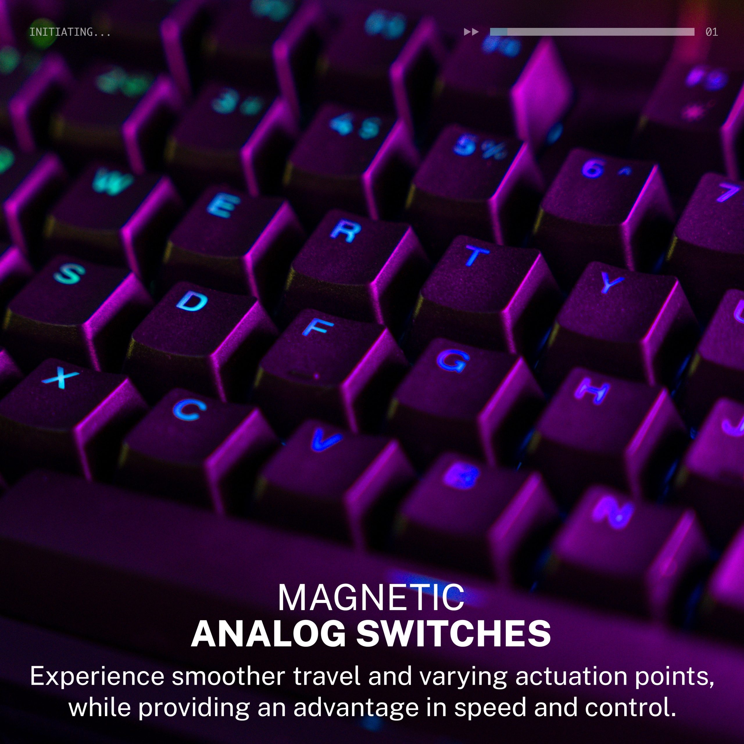 Daybreak TKL Wired Magnetic Gaming Keyboard Black - Image 4