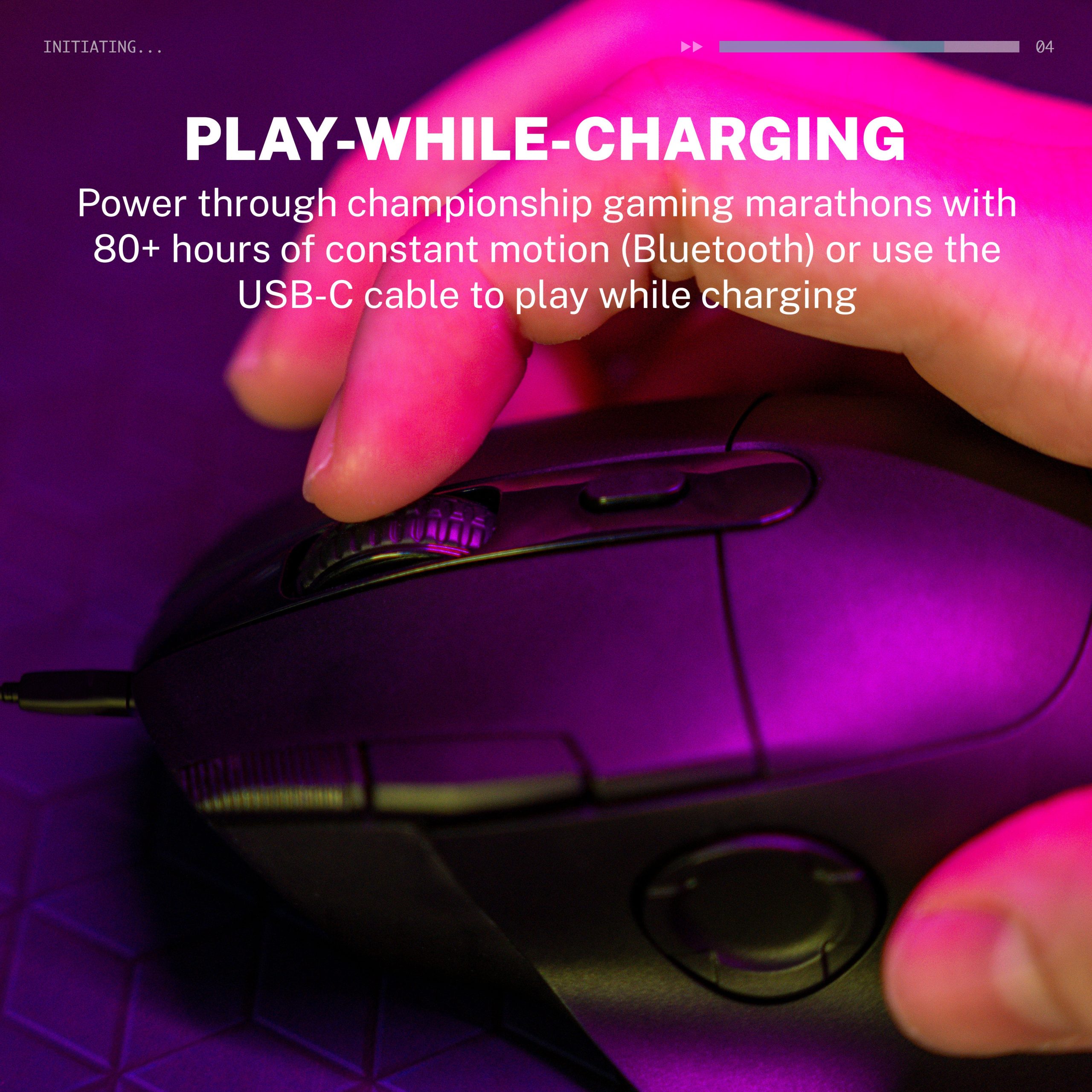 Daybreak Wireless Gaming Mouse Black - Image 3