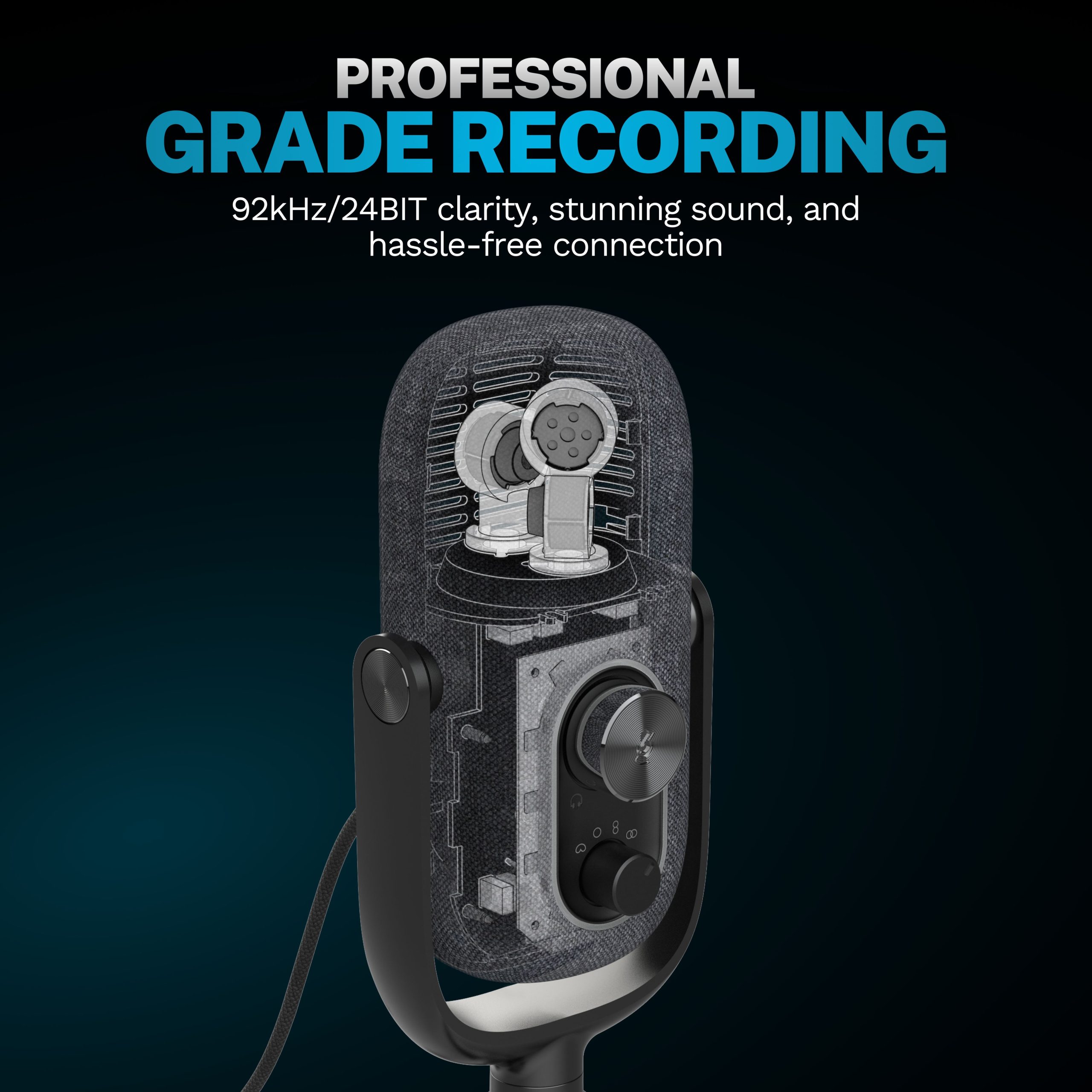 Epic Talk USB Microphone Black - Image 7