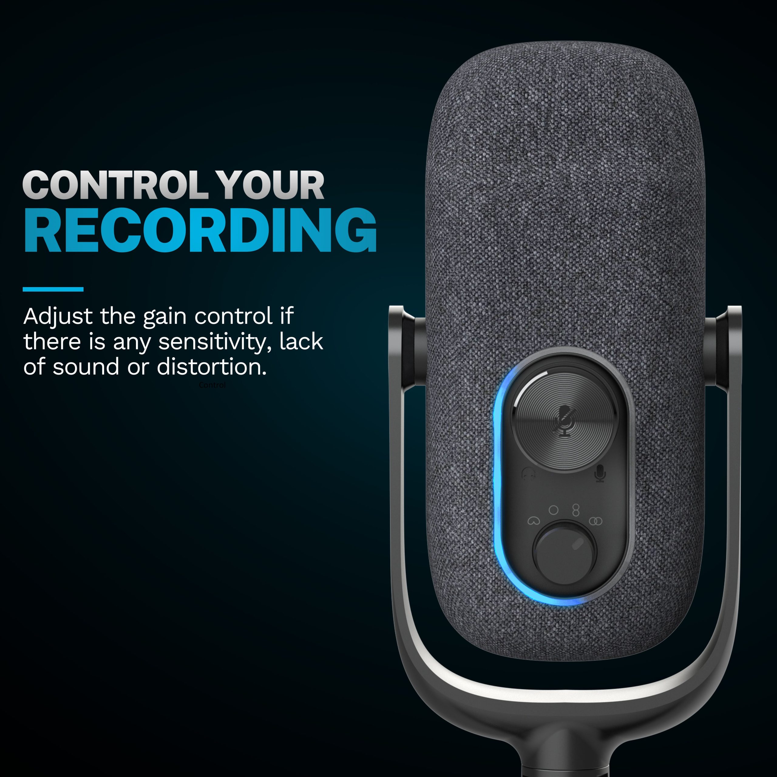 Epic Talk USB Microphone Black - Image 5
