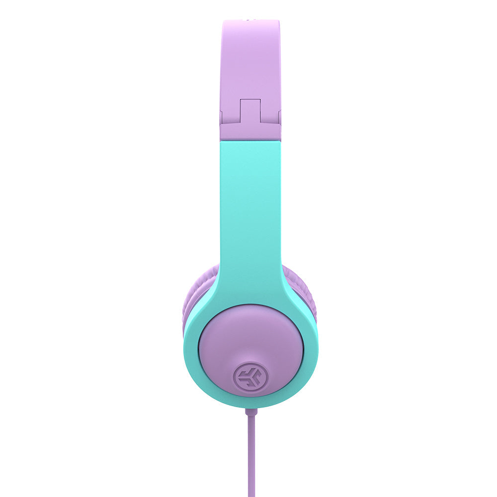 JBuddies Folding Gen 2 Kids Headphones Pink/Teal - Image 5