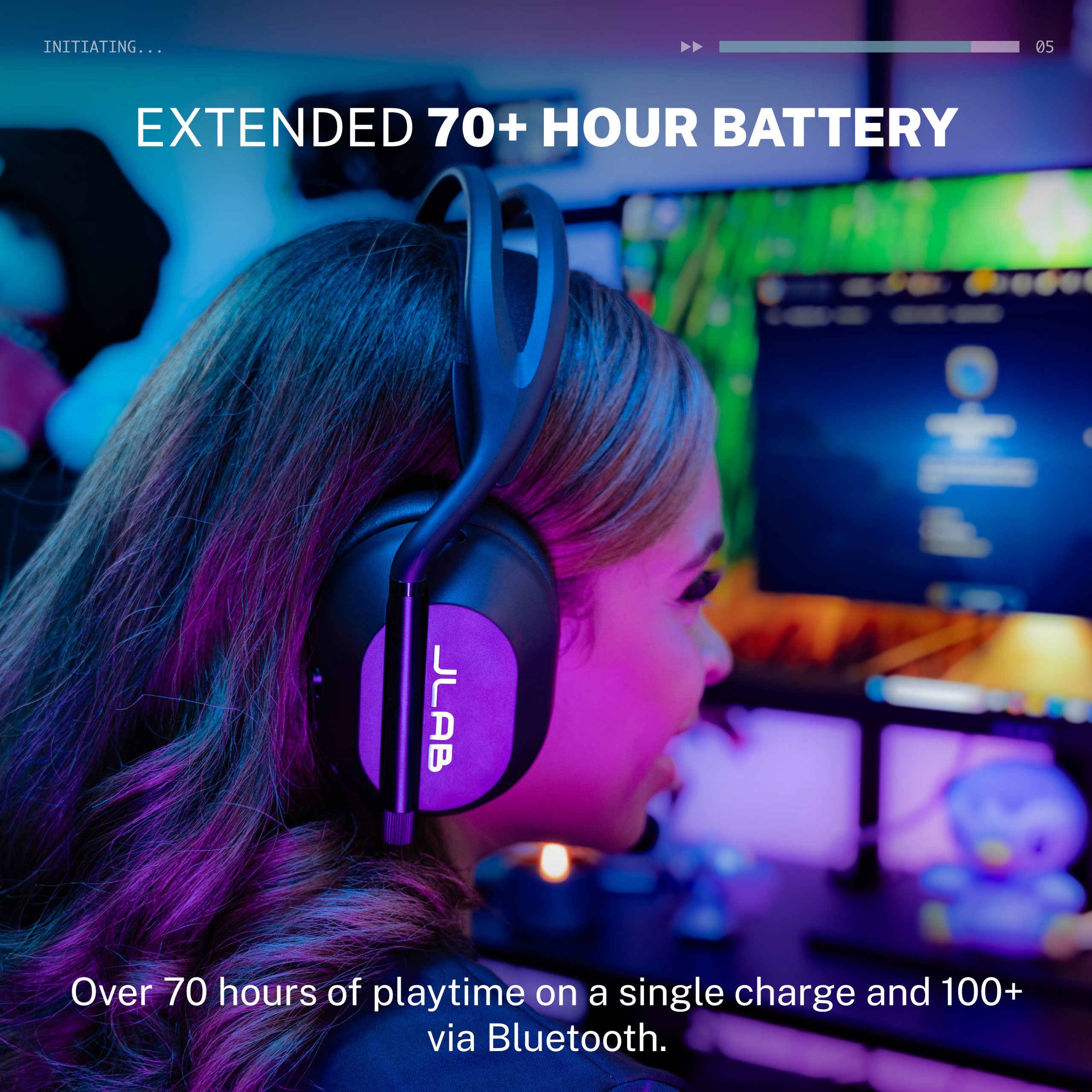 Midnight Wireless Gaming Headset Black - Image 7